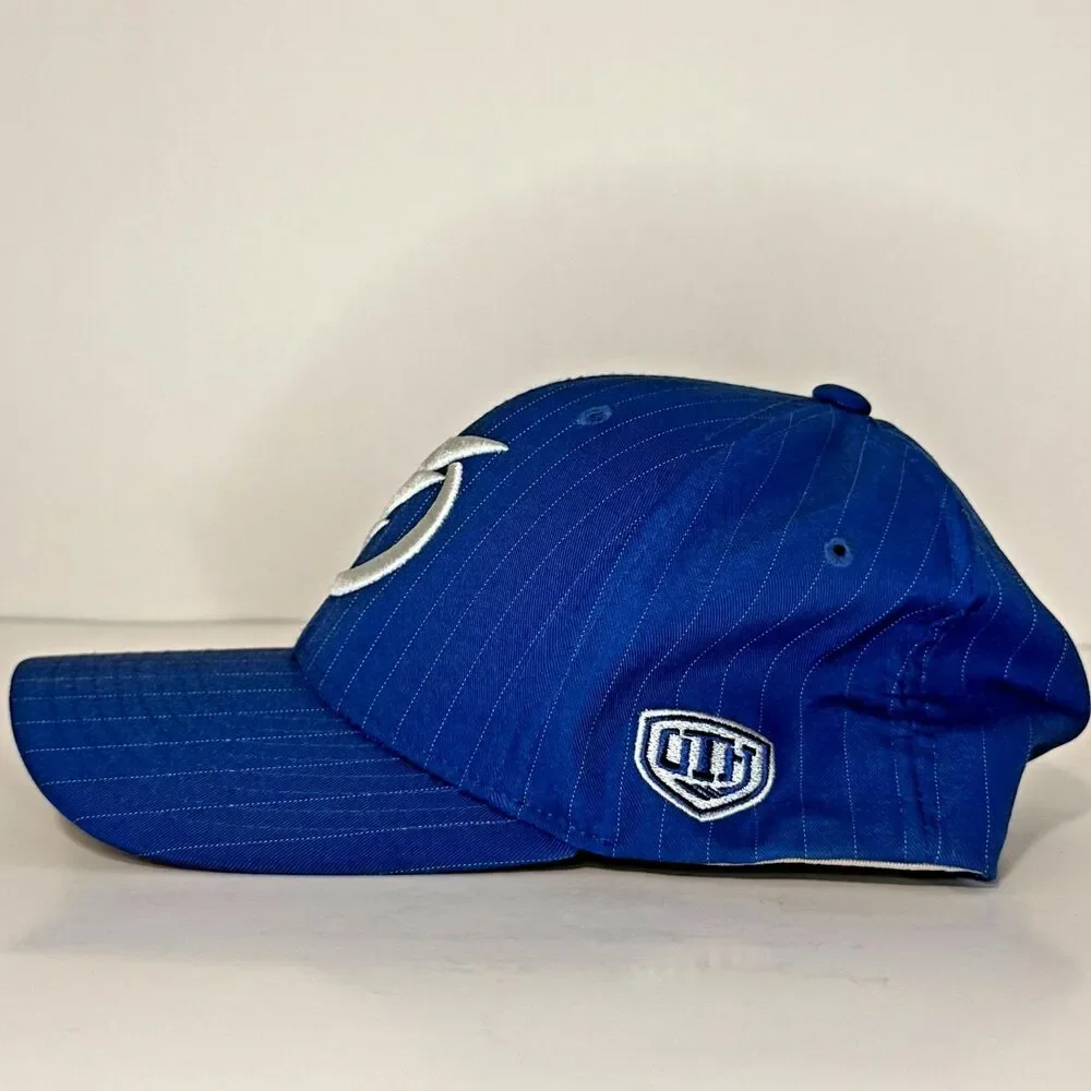 Tampa Bay Lightning Old Time Hockey Hat Blue Pinstripe Fitted S/M NHL Est 92 Cap